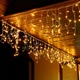 Уличная гирлянда бахрома Springos 8 м 200 LED CL0201 Warm White - изображение 3