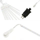 Светодиодная новогодняя гирлянда метеоритный дождь Springos 4 м 480 LED CL1211 Cold White - изображение 4