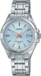 Жіночий наручний годинник Casio LTP-1308D-2A Срібло\Блакитний екран - зображення 1