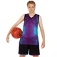 Форма баскетбольная мужская Zelart Lingo Space Sprinter 8007 L рост 160-165 см Violet-Black-Blue - изображение 6