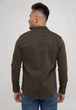 Рубашка джинсовая однотонная Trend Collection 18306-4 хаки (HAKI) 2XL (2957430593078) - изображение 11