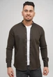 Джинсовая рубашка Trend Collection 18307 хаки (HAKI) S - изображение 1