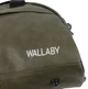 Спортивна сумка зі штучної шкіри Wallaby 313 хакі - зображення 8