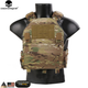 Плитоноска-тактичний швидкознімний військовий жилет Emersongear Quick Release LAVC ASSAULT PLate Carrier Multicam EM7404MC-1 - зображення 1