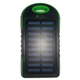Повербанк на сонячній батареї Solar Charger 10000 mAh Power Bank вологозахищений з LED ліхтариком - зображення 2