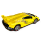 Игрушечная машинка металлическая Lamborghini (Ламборгини ) "АвтоЕксперт", желтый цвет, свет, звук, 81322 - изображение 4
