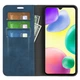 Чехол Taba Retro-Skin для Xiaomi Redmi 10C книжка кожа PU с визитницей синий - изображение 2