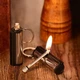 Портативное огниво для зажигания огня Matchstick Fire Starter вечная спичка (серебристый) - изображение 2