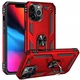 Чехол Shield для Iphone 13 Pro Max бампер противоударный с подставкой Red - изображение 1