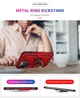 Чехол Shield для Iphone 13 Pro Max бампер противоударный с подставкой Red - изображение 2