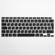 Накладка на клавиатуру Fruct для MacBook Air 13 2020/MacBook Air 13 M1 (2021) EU Черная Украинские буквы - изображение 1