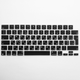 Накладка на клавиатуру Fruct для MacBook Air 15 M2 (2023) / Air 13.6 M2 (2022) / Pro 14 (2021) / Pro 16 (2021) EU Черная Украинские буквы - изображение 1