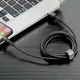 Кабель Baseus Cafule Cable USB For iP 2A 3m Gray+Black (CALKLF-RG1) - изображение 7