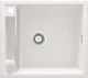 Мойка кухонная Deante Magnetic, гранит, квадрат, без крыла, 560х500х219мм, чаша - 1, накладная, алебастр ZRM_A103 - изображение 1