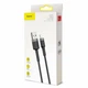 Кабель Baseus Cafule Cable USB For iP 2A 3m Gray+Black (CALKLF-RG1) - изображение 2