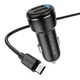 Автомобільний зарядний пристрій BOROFONE BZ17 Core dual port QC3.0 car charger set(Micro) 18W - зображення 3