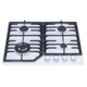 Варочная поверхность газовая на металле Perfelli HGM 61694 WH - изображение 2