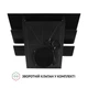 Витяжка декоративна похила Perfelli DNS 6482 D 850 BL LED - зображення 8