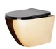 Унітаз підлоговий безободковий gold/black Rea Carlo REA-C8990 (00140202) - изображение 1