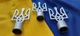 Металлическая навершая на флаг в форме стального Трезуба, верхушка стальная на флагшток цвет серебряный, размер 15х7.5 см - изображение 3