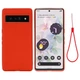 Силіконовий (TPU) чохол Deexe Silicone Case для Google Pixel 7 Pro - Red - зображення 2