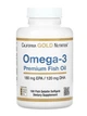 Риб'ячий жир California Gold Nutrition Омега-3, Жирні кислоти, 100 желатинових капсул - зображення 1