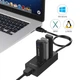 USB-хаб ORICO USB 3.0 3 порти + RJ45 (HR01-U3-V1-BK-BP) - зображення 5