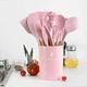 Набір кухонного приладдя 12 предметів Kitchen Set Рожевий - зображення 3