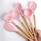 Набір кухонного приладдя 12 предметів Kitchen Set Рожевий - зображення 5