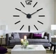 Великий настінний Чорний 3D годинник DIY Clock до 100 см Палички (YU8SH7832) - зображення 2