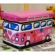 Оргнайзер для хранения игрушек складной автобус Love bus с крышкой водонепроницаемый UKC Baby Play 40х25 см Разноцветный (00607) - зображення 8