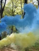 Цветной дым набор Желтый Синий MA0509 Maxsem Yellow Blue smoking fountain 45 сек, 2 шт/уп - изображение 4
