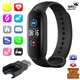 Фитнес браслет спортивный смарт трекер Smart Band M7 спортивные часы для тренировок с пульсометром и тонометром Black - изображение 1