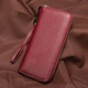 Женский красный кожаный кошелёк Vintage 20047 - изображение 3