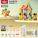 Магнитный конструктор - SKY Magnetic Sticks (B 060) набор 60 элементов (color mix) - изображение 2