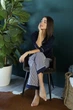 Пижама: блуза и брюки Silence 48(XL) Синий (Navy blue) (70682) - изображение 6