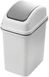 Ведро для мусора MBM HOME с крышкой BIN-12 6 л Серое (BIN-12 6L GRAY) - изображение 1