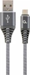 Kabel Cablexpert USB na MicroUSB 1 m gwiezdna szarość/biały (CC-USB2B-AMmBM-1M-WB2) - obraz 1