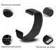 Ремешок для Amazfit BIP | Bip Lite | Bip U / Pro/ Mini | GTS | GTS 2 /3 | Gtr 42mm миланская петля 20мм Milanese loop Браслет Черный BeWatch (1010201) - изображение 5