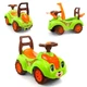 Дитяча каталка-толокар бебі машина Кішечка 3428 Technok Toys зелений - зображення 1