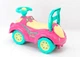 Детская каталка-толокар беби машина Кошечка 0823 Technok Toys малиновый - изображение 4