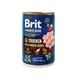 Консерва Brit Premium by Nature, для собак, курица, 400 г - изображение 1