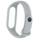 Ремінець Original Design для фітнес-браслета Xiaomi Mi Band 5, Mi Band 6 сірий - зображення 2
