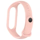 Ремешок Original Design для фитнес-браслета Xiaomi Mi Band 5, Mi Band 6, светло-розовый - изображение 2