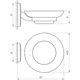 Мыльница Perfect Sanitary Appliances RM1201 - изображение 4