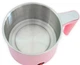 Электрокастрюля для путешествий "Cooking Pot YS-402" 600W, Розовая кастрюля электрическая на 1.5 л (1009574-Pink) - изображение 3