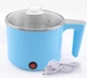 Маленькая кастрюля электрическая "Cooking Pot YS-402" 600W, Голубая дорожная электрокастрюля на 1.5 л (1009574-LightBlue) - изображение 4