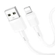 Кабель Hoco для X83 iP Victory charging data cable (L=1M) White - изображение 2