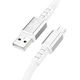 Кабель для телефона MicroUSB Android HOCO X85 Strength 100см |2,4A| Білий - зображення 1