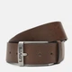 Ремень мужской из натуральной кожи Levi's New Duncan 38016-0018 95 см Dark Brown (7613325950061) - изображение 1
